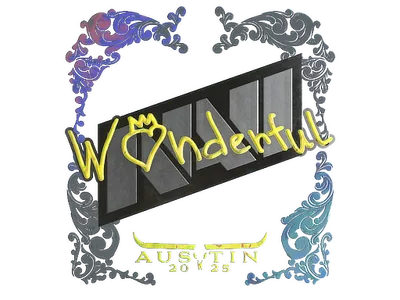 Sticker | w0nderful (Holo) | Austin 2025