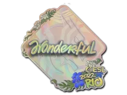 Sticker | w0nderful (Holo) | Rio 2022