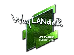 Sticker | wayLander (Foil) | Boston 2018