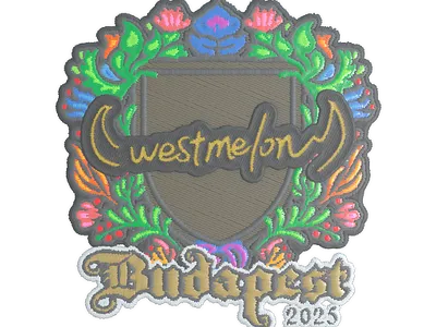 Sticker | westmelon (Embroidered) | Budapest 2025