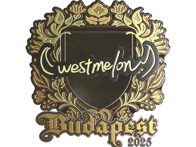 Sticker | westmelon (Gold) | Budapest 2025