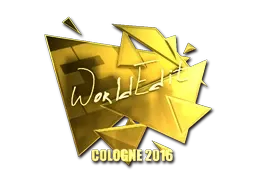 Sticker | WorldEdit (Gold) | Cologne 2016