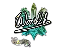 Sticker | Woro2k (Glitter) | Paris 2023