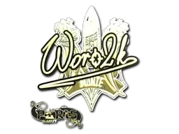 Sticker | Woro2k (Gold) | Paris 2023