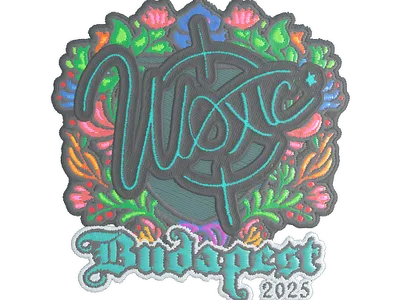 Sticker | woxic (Embroidered) | Budapest 2025