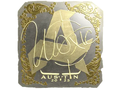 Sticker | woxic (Gold) | Austin 2025