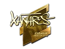 Sticker | XANTARES (Gold) | Boston 2018