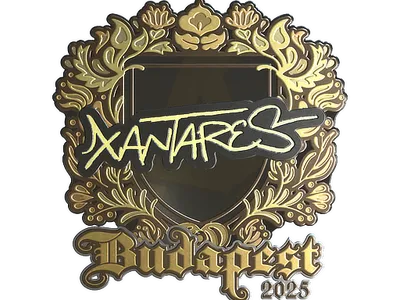 Sticker | XANTARES (Gold) | Budapest 2025