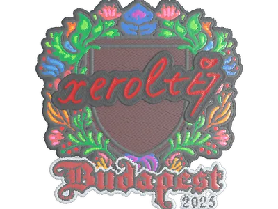 Sticker | xerolte (Embroidered) | Budapest 2025