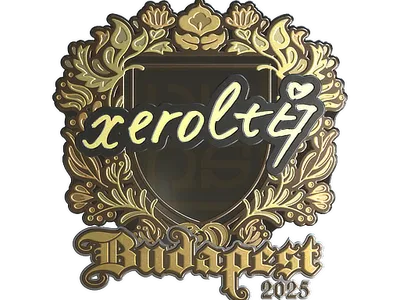 Sticker | xerolte (Gold) | Budapest 2025
