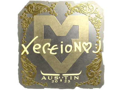 Sticker | xertioN (Gold) | Austin 2025