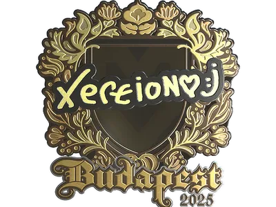 Sticker | xertioN (Gold) | Budapest 2025