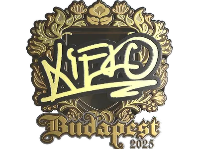 Sticker | xiELO (Gold) | Budapest 2025