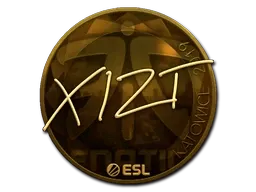 Sticker | Xizt (Gold) | Katowice 2019