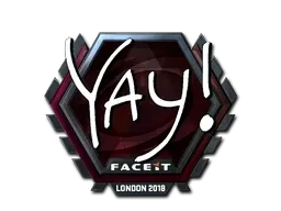 Sticker | yay (Foil) | London 2018