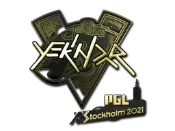 Sticker | YEKINDAR (Gold) | Stockholm 2021