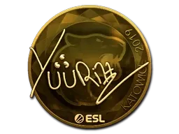 Sticker | yuurih (Gold) | Katowice 2019