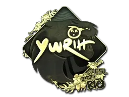 Sticker | yuurih (Gold) | Rio 2022