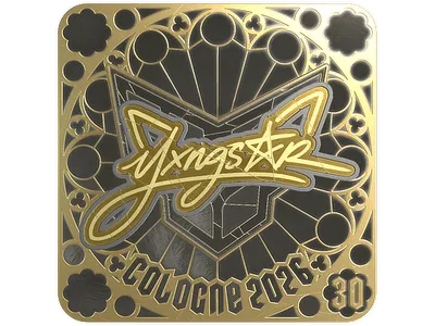Sticker | yxngstxr (Gold, Ranked) | Cologne 2026