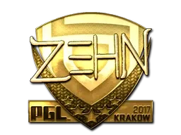 Sticker | zehN (Gold) | Krakow 2017