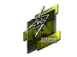 Sticker | Zeus (Foil) | Boston 2018