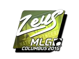 Sticker | Zeus (Foil) | MLG Columbus 2016