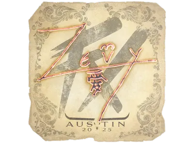 Sticker | zevy | Austin 2025