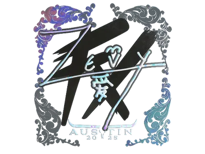 Sticker | zevy (Holo) | Austin 2025
