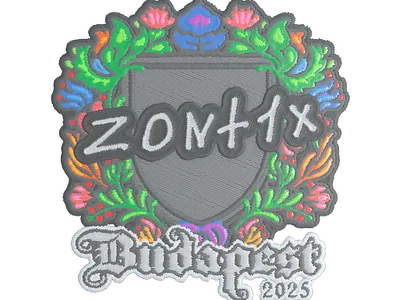 Sticker | zont1x (Embroidered) | Budapest 2025