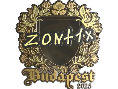Sticker | zont1x (Gold) | Budapest 2025