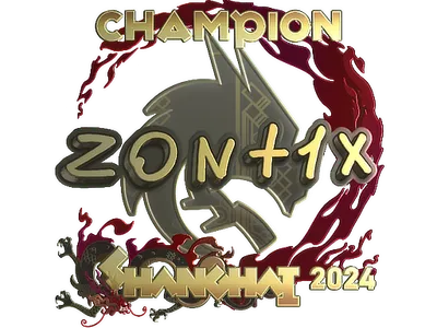 Sticker | zont1x (Gold, Champion) | Shanghai 2024