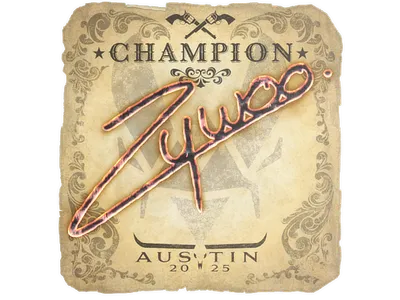 Sticker | ZywOo (Champion) | Austin 2025