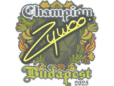Sticker | ZywOo (Champion) | Budapest 2025