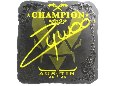 Sticker | ZywOo (Foil, Champion) | Austin 2025