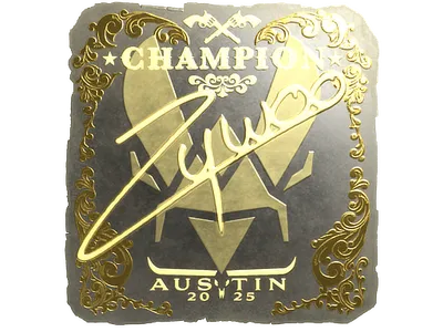 Sticker | ZywOo (Gold, Champion) | Austin 2025