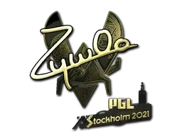 Sticker | ZywOo (Gold) | Stockholm 2021