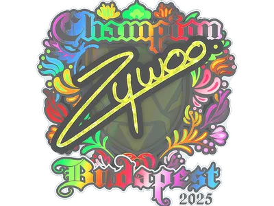 Sticker | ZywOo (Holo, Champion) | Budapest 2025