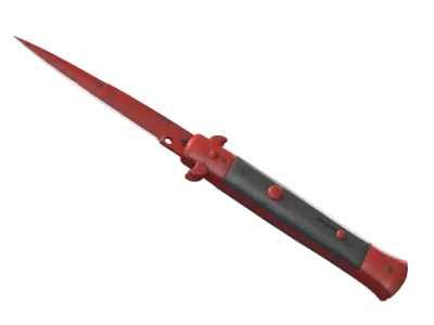 ★ Stiletto Knife | Crimson Web (Minimal Wear)
