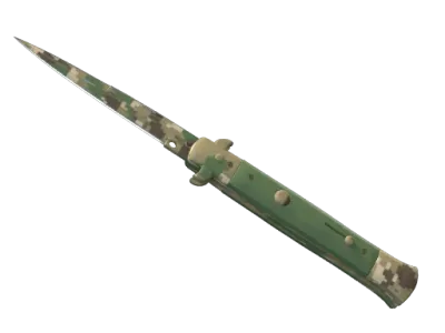 ★ Stiletto Knife | Forest DDPAT (Field-Tested)