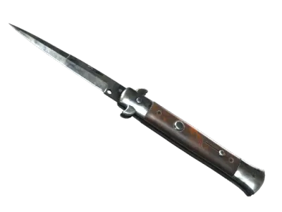 ★ Stiletto Knife | Stained (Well-Worn) skin