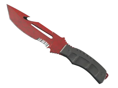★ Survival Knife | Crimson Web (Well-Worn) skin