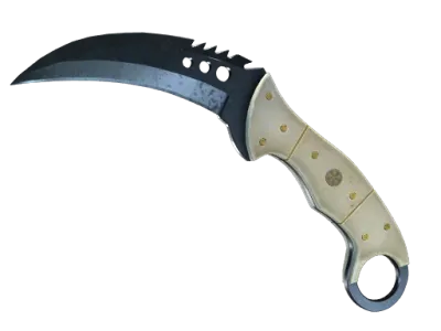★ Talon Knife | Blue Steel (Well-Worn) skin