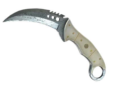★ Talon Knife | Damascus Steel (Well-Worn) skin