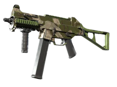UMP-45 | Green Swirl (Well-Worn)