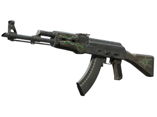 AK-47 | Emerald Pinstripe (Well-Worn)