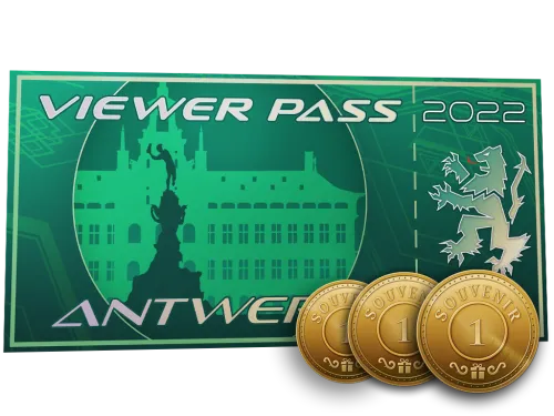 Antwerp 2022 Viewer Pass + 3 Souvenir Tokens