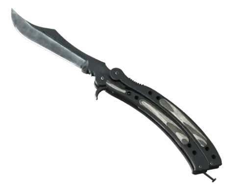 ★ Butterfly Knife | Black Laminate (Factory New)