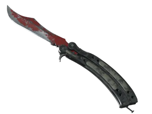 ★ Butterfly Knife | Crimson Web (Battle-Scarred)