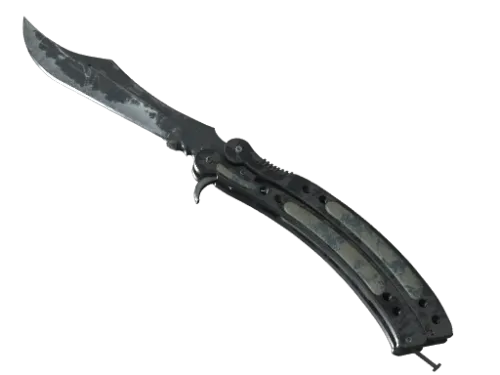 ★ Butterfly Knife | Night (Battle-Scarred)