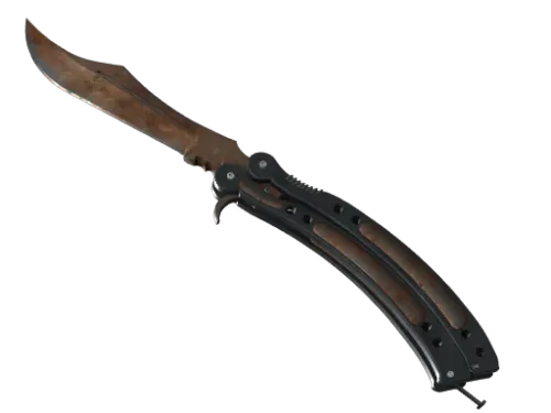 ★ Butterfly Knife | Rust Coat (Battle-Scarred)